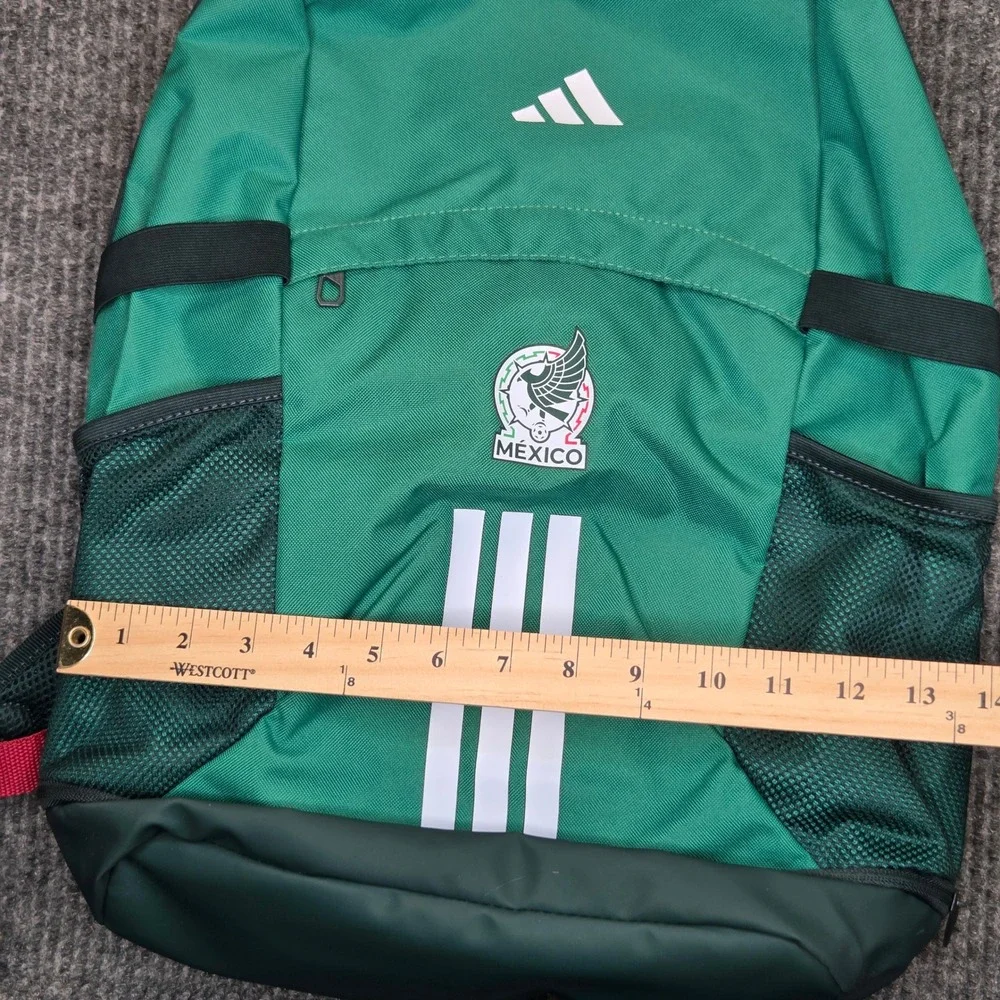 Adidas Mexico National Team Backpack Unisex OS Green Soccer Bag New With Tags